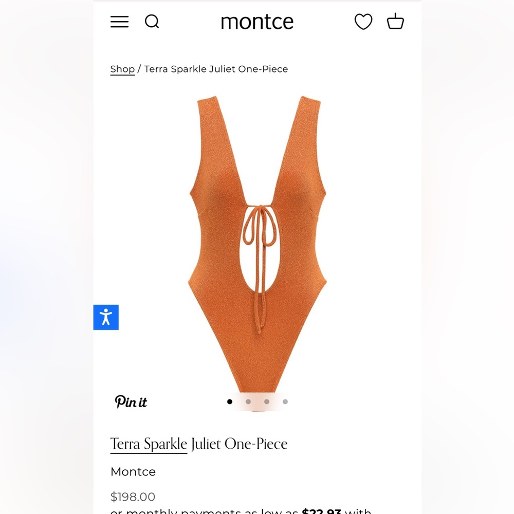 Montce Terra Sparkle Juliet one piece